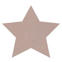Rug SHAPE 3148 Star Shaggy - dusty rose plush, non-slip, washable