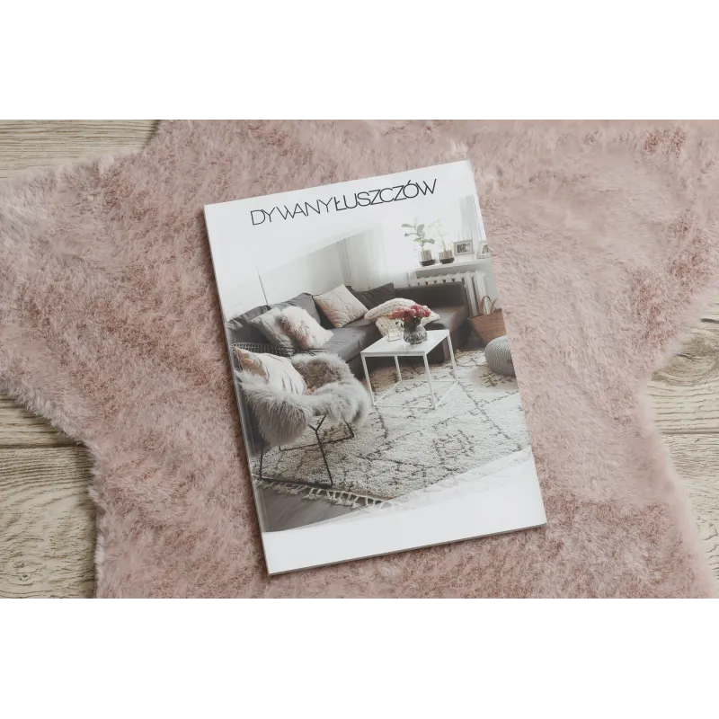 SHAPE 3148 Star Shaggy Rug Rose