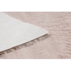 SHAPE 3148 Star Shaggy Rug Rose
