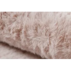 SHAPE 3148 Star Shaggy Rug Rose