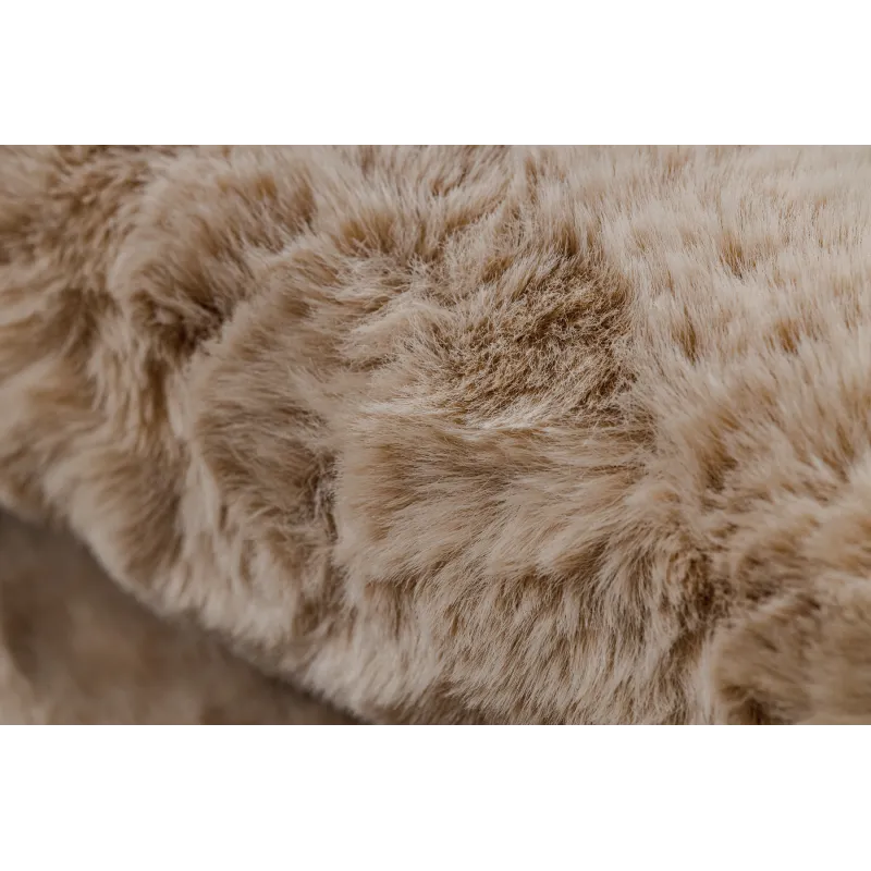 SHAPE 3148 Star Shaggy Rug Beige