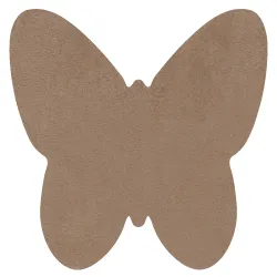 SHAPE 3150 Butterfly Shaggy rug - camel, beige plush, non-slip, washable