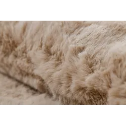 SHAPE 3146 Teddy Bear Shaggy Rug Beige