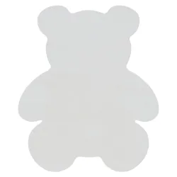 SHAPE 3146 Bear Shaggy Rug - ivory, plush, non-slip, washable