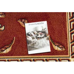 Morad TRIO Leaves & Flowers Rug Burgundy