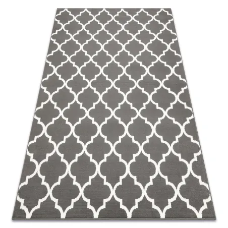 BCF Morad TRELIS Moroccan Clover Rug Anthracite