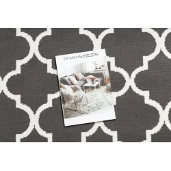 BCF Morad TRELIS Moroccan Clover Rug Anthracite
