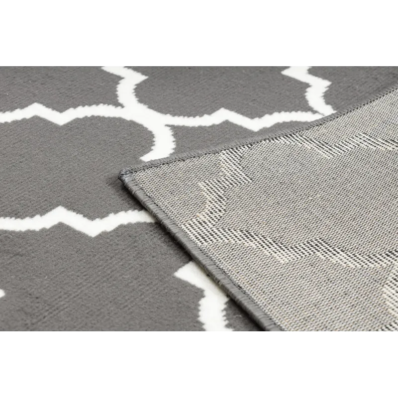 BCF Morad TRELIS Moroccan Clover Rug Anthracite