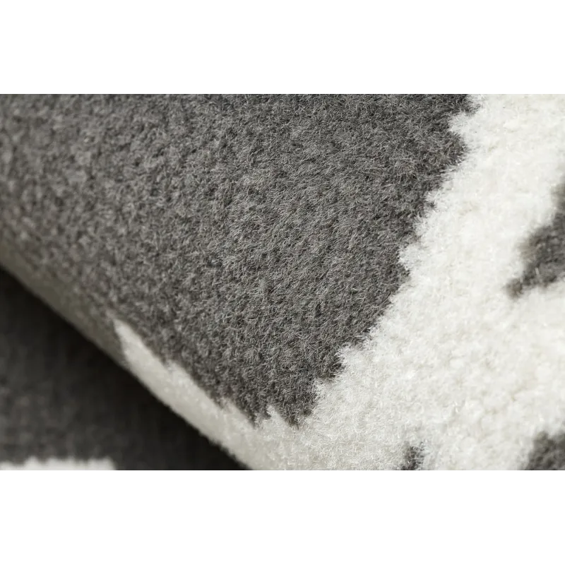 BCF Morad TRELIS Moroccan Clover Rug Anthracite