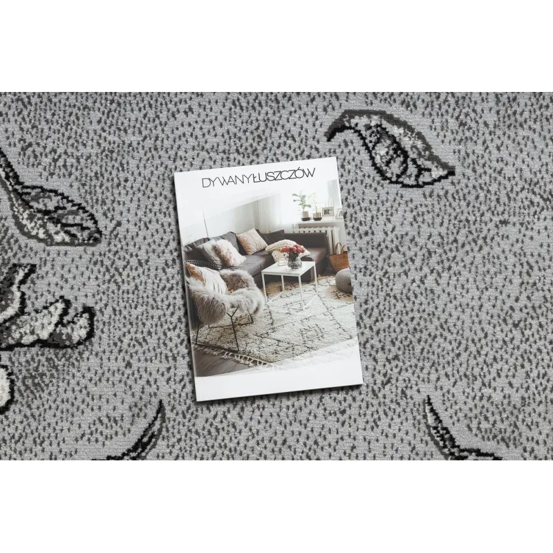 BCF Morad Trio Floral Gray Rug