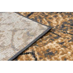 Morad Wood Gold Polypropylene Rug