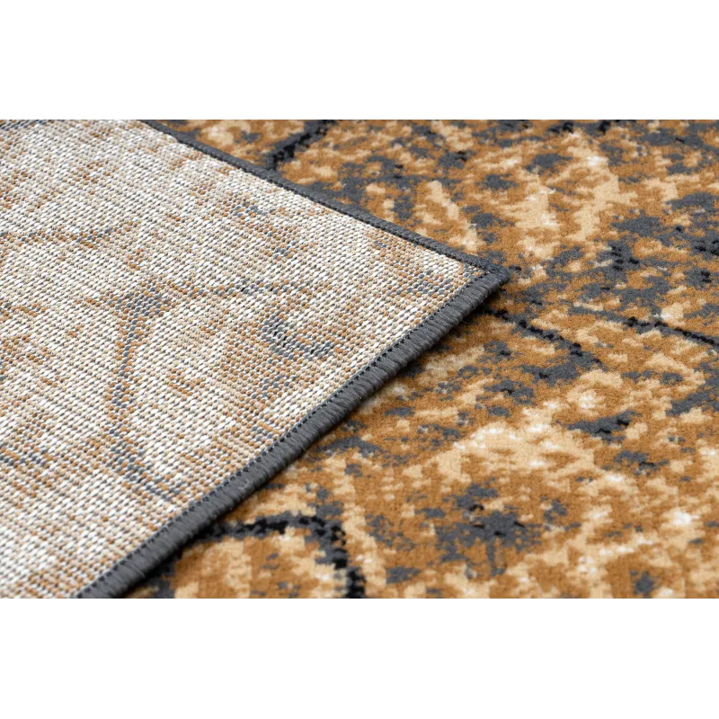 Morad Wood Gold Polypropylene Rug
