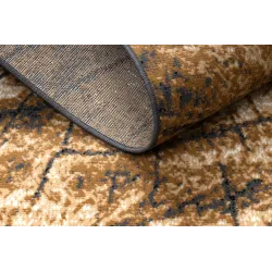 Morad Wood Gold Polypropylene Rug