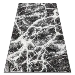 BCF MORAD MARMUR Rug - Anthracite / Black