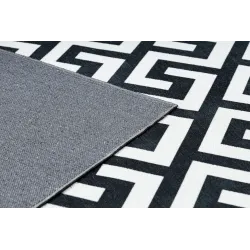ANTIKA 122 rug, soft texture, washable, in grey and ivory shades