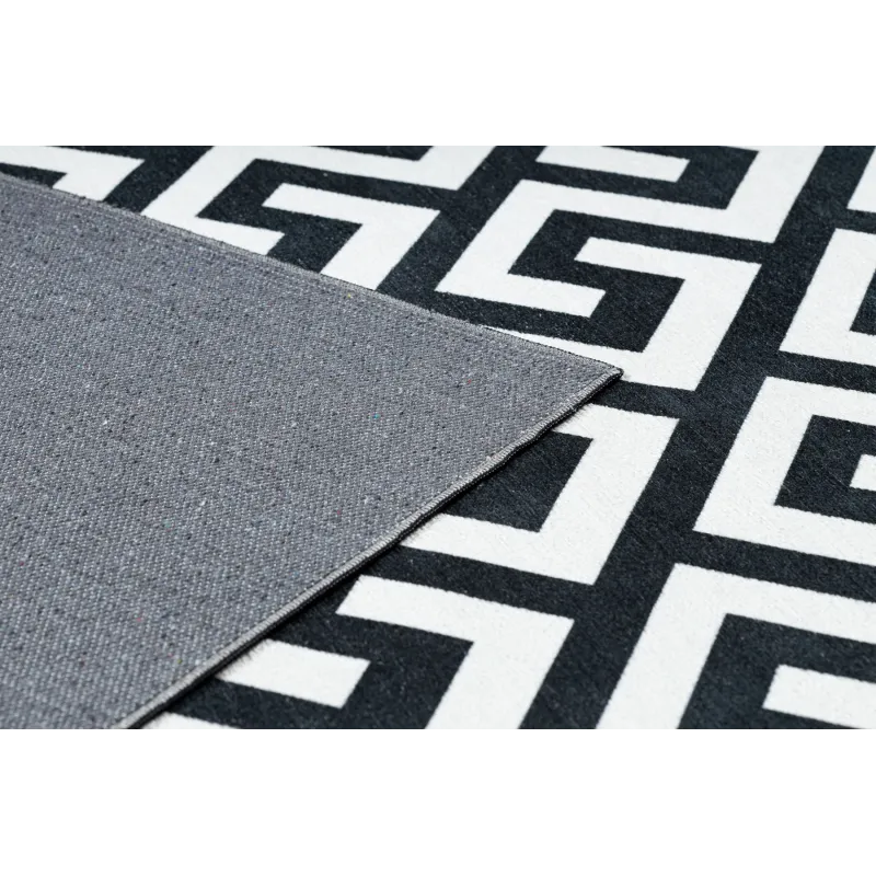 ANTIKA 122 rug, soft texture, washable, in grey and ivory shades