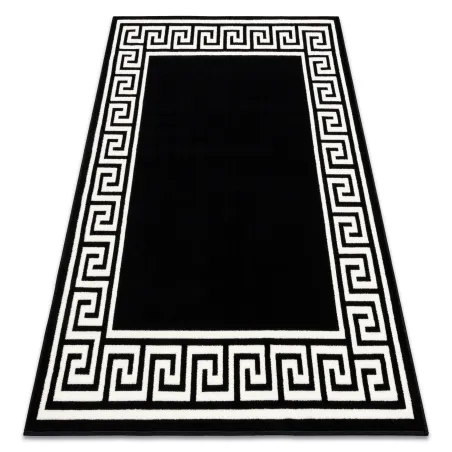 Morad Greek BCF Rug Black
