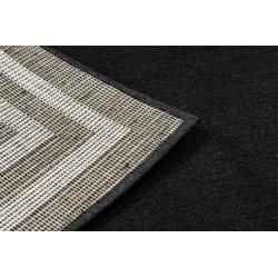 Morad Greek BCF Rug Black