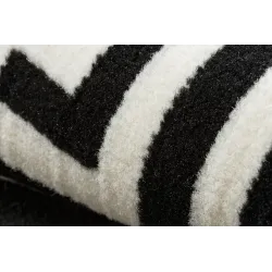 Morad Greek BCF Rug Black