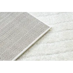 Modern design rug in cream color, suitable for bedrooms or living rooms