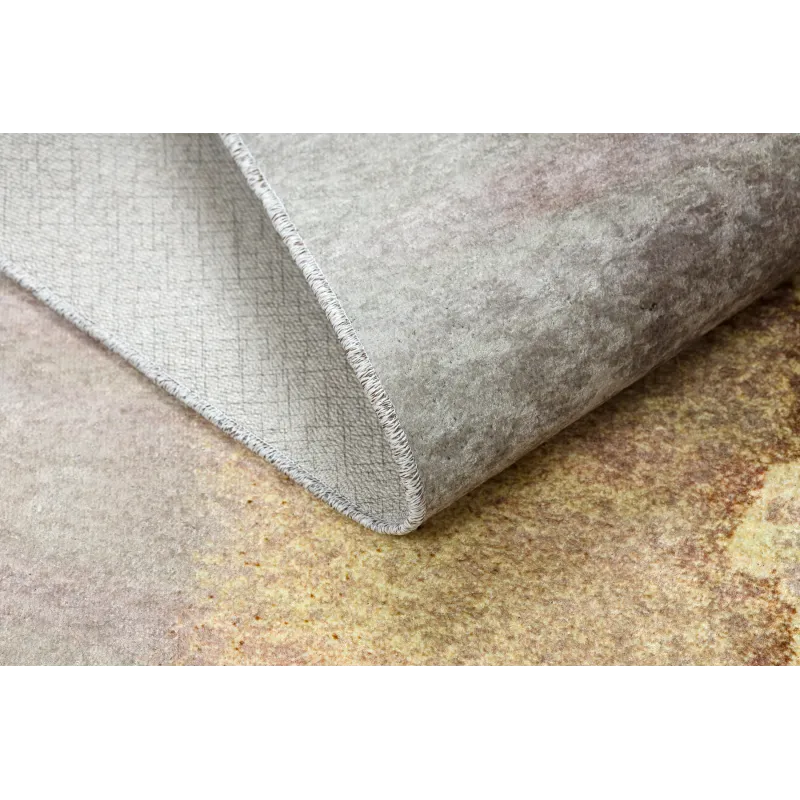 Washable Abstract Rug MIRO 52101.801 Beige Gold