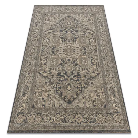 LEGEND 468 Wool Rug Grey Rosette