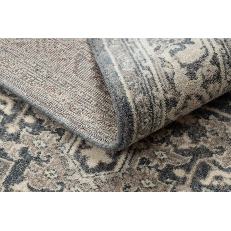 LEGEND 468 Wool Rug Grey Rosette