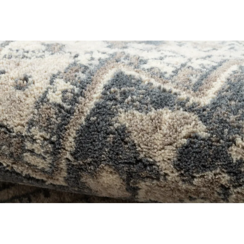 LEGEND 468 Wool Rug Grey Rosette