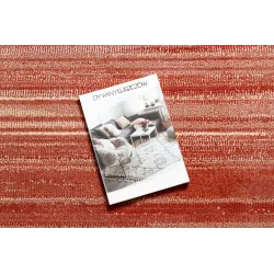 LEGEND 468 Wool Rug Red Geometric