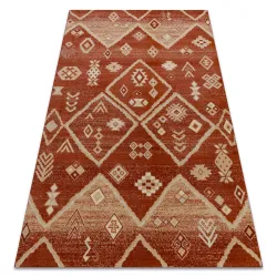 LEGEND 468 15 GB300 wool rug OSTA - Boho, exclusive red / beige