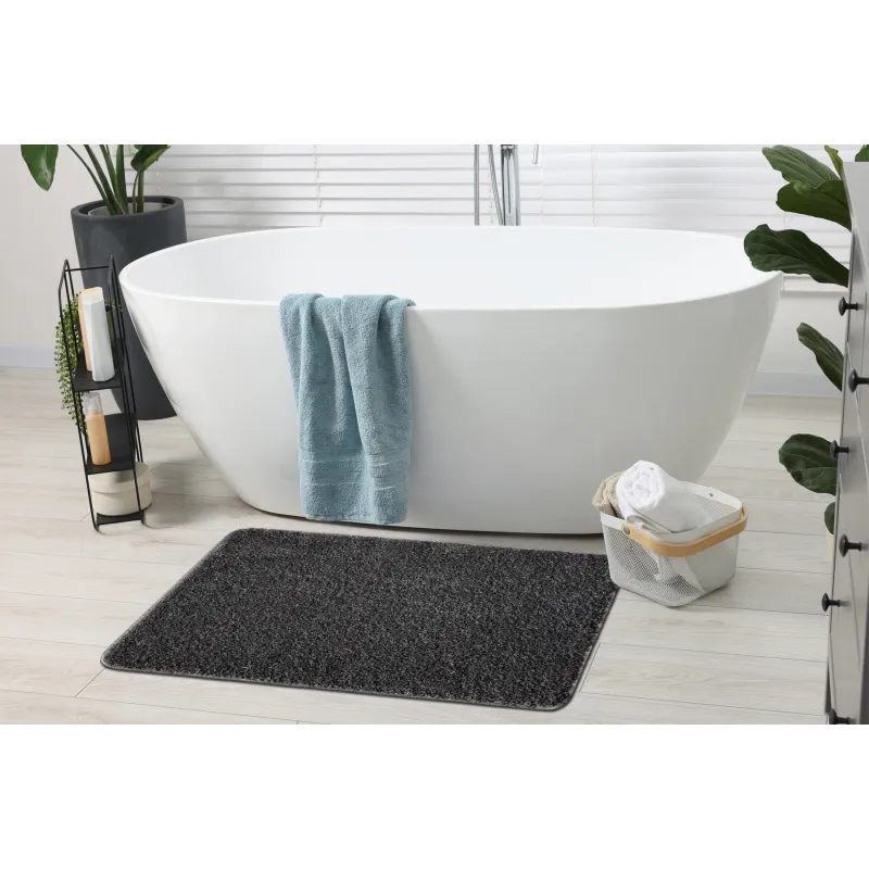 SYNERGY Glamour Bathroom Rug Grey