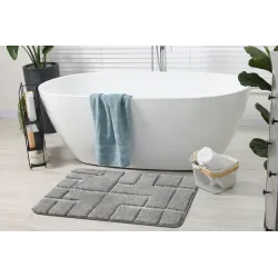 SUPREME LINES Bathroom Rug Grey