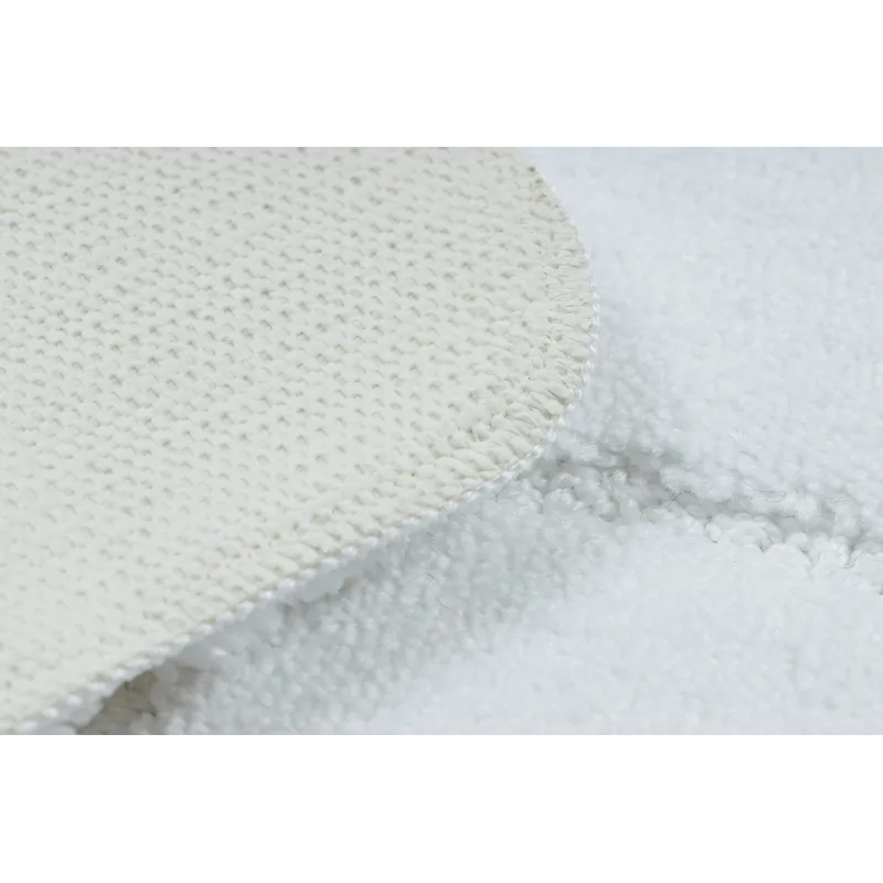 Supreme Lines Bathroom Rug White