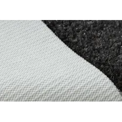 SYNERGY Glamour Circle Bath Rug Grey