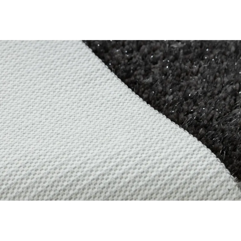 SYNERGY Glamour Circle Bath Rug Grey