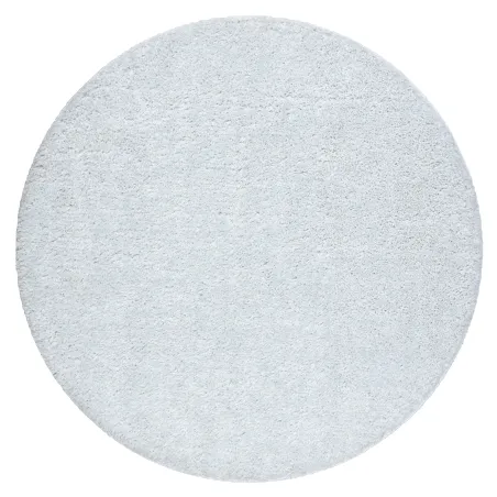 SYNERGY Bathroom Round Rug White