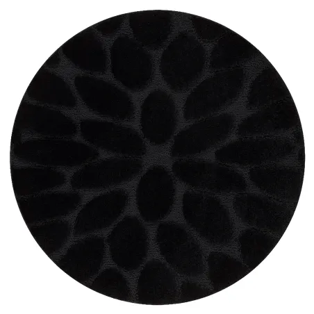 SUPREME Round Bathroom Rug STONES Black