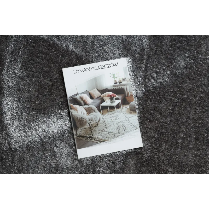 SANTA Bathroom Round Rug Grey
