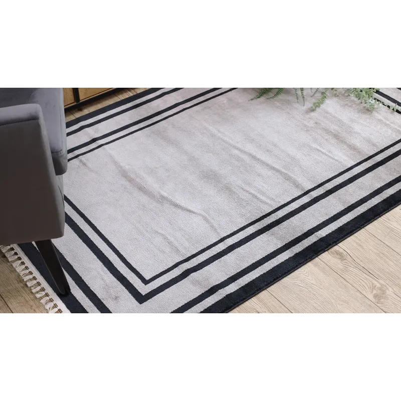 Stylish AMOUR 53104A beige rug, perfect for modern interiors