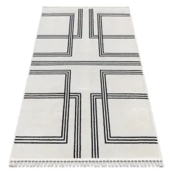 AMOUR 53091C Cream Geometric Rug