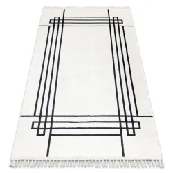 AMOUR 53096C Cream Border Rug