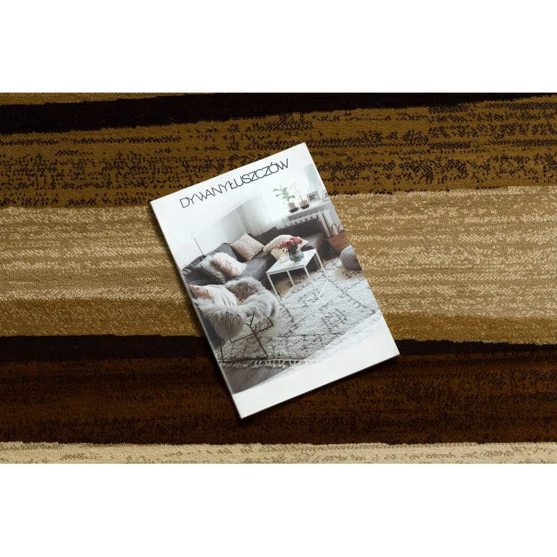 ROYAL 5374 Waves Rug - stylish beige and brown rug for home decor