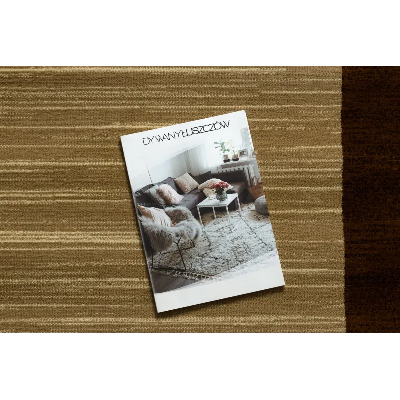 Elegant ROYAL FB23 Frame Rug in beige tones, perfect for the living room