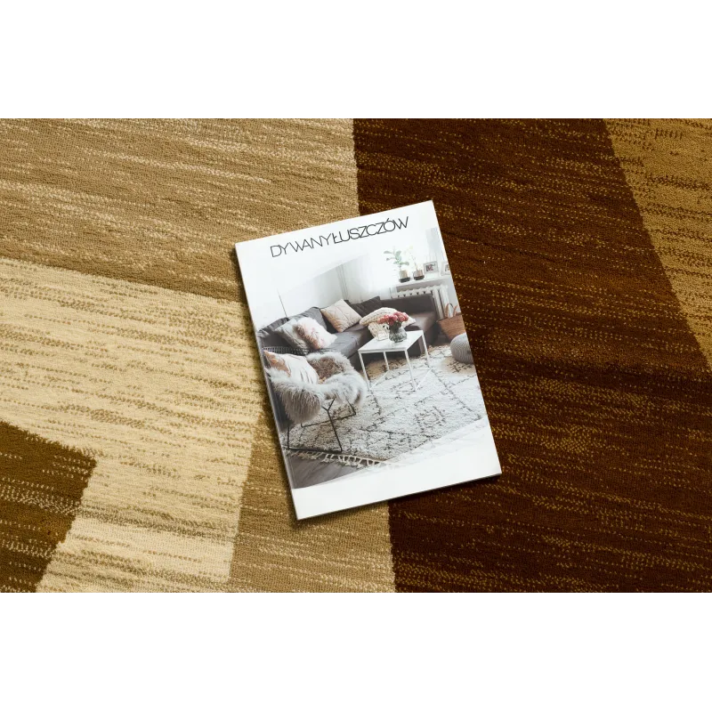 Beige and brown ROYAL G2095 rug, elegant classic style