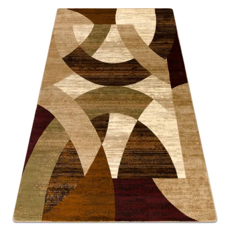 ROYAL HD10 geometric rug in beige and green, classic carpet style