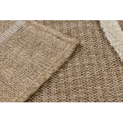 Sisal flat weave rug SPARK 0688A, textured surface for added comfort