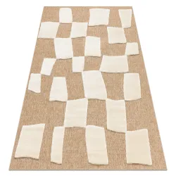 SPARK 0710A Geometric Beige Rug
