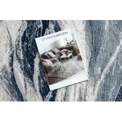 Dark blue DISTIN 0849A rug, perfect for modern living rooms