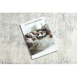 DISTIN 0201A rug with fringes, perfect for a modern living room or bedroom