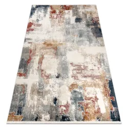 DISTIN Abstract Rug 0144B White Pink